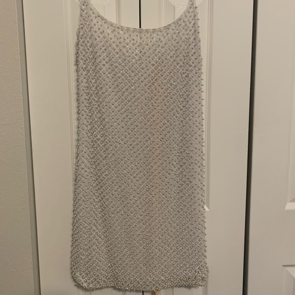 Ohpolly DROP A GLINT
Embellished Mini Dress in White US 10 - Picture 5 of 6
